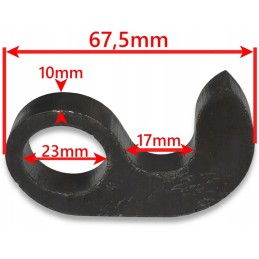 Lower side hinge, lower side opening, 22 straight