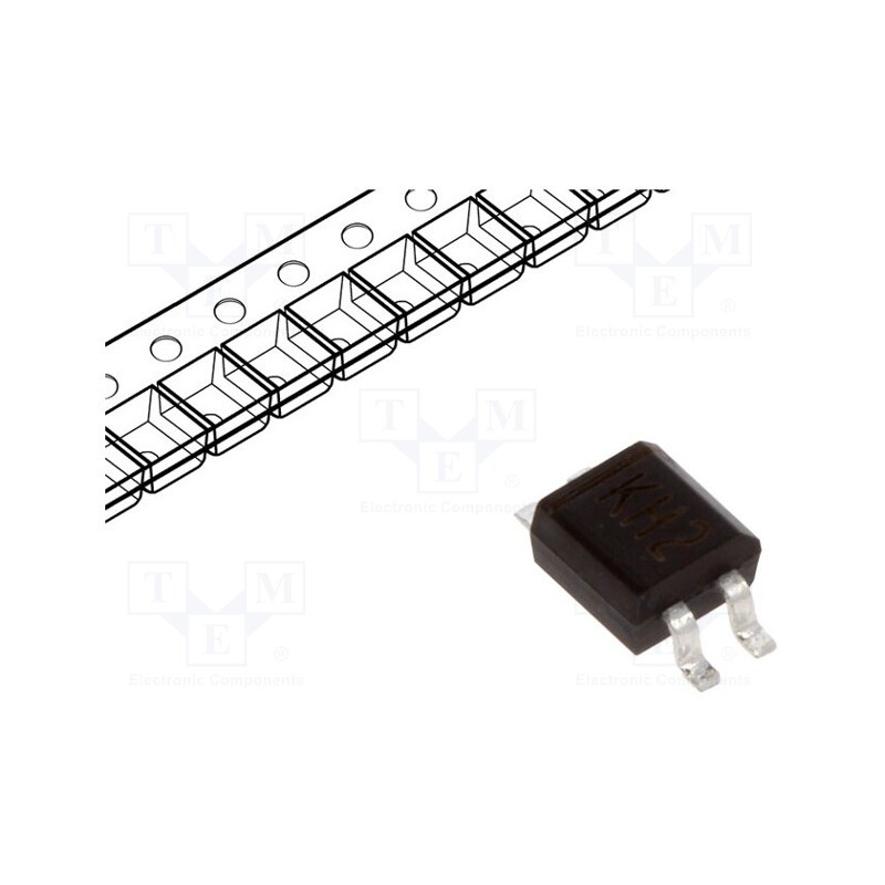 5 pcs x DIOTEC SEMICONDUCTOR - MYS380 - Bridge rectifier: single-phase, 800V, If: 0.5A, Ifsm: 20A, MicroDIL