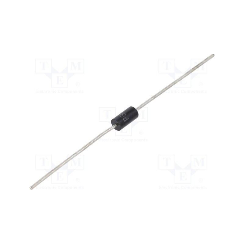 5 pcs x DC COMPONENTS - P6KE6.8CA - Diode: TVS, 6.45÷7.14V, 57A, bidirectional, ±5%, DO15, 600W