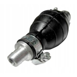 Hand pump with a valve for a 12 p 12 cable