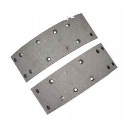 Set of 2 brake shoe linings for c