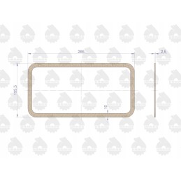 Head cover gasket rubber plug C 330 Ursus