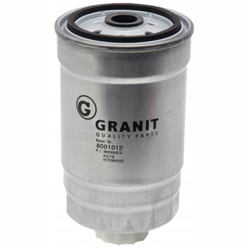 Fuel filter 61mm 158mm 8001012 granite