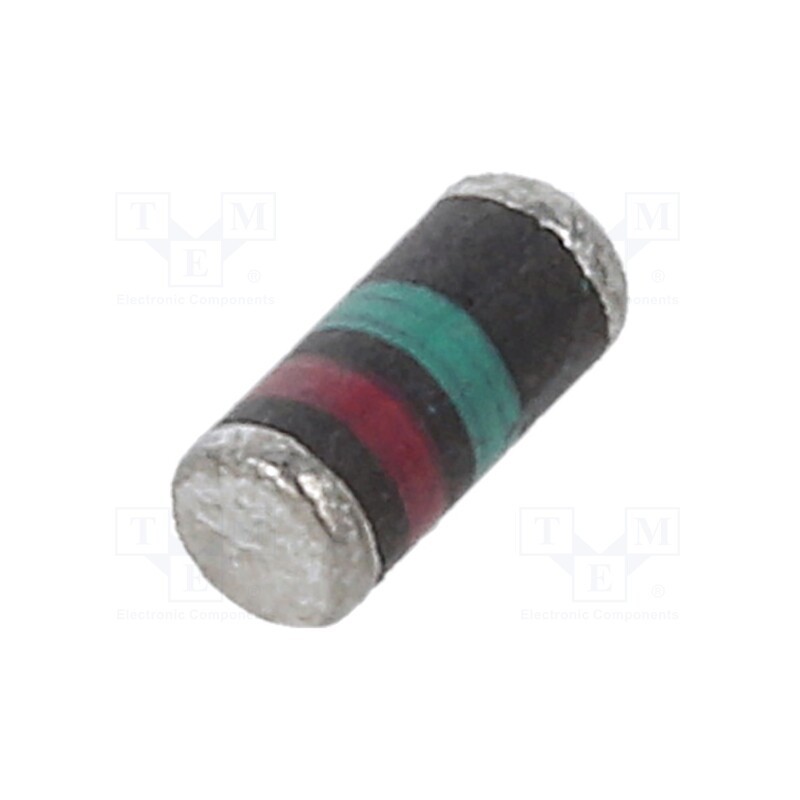 10 pcs x DIOTEC SEMICONDUCTOR - RGL1JR13 - Diode: rectifying, SMD, 600V, 1A, 250ns, MiniMELF plastic, Ifsm: 22A