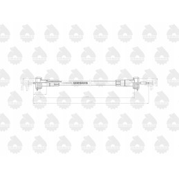 Cable hour counter l 1655mm 1695mm c 360