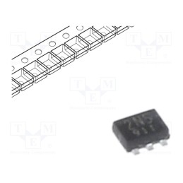 3 pcs x TOSHIBA - TCR2EE25,LM(CT - IC: voltage regulator, LDO,linear,fixed, 2.5V, 0.2A, SOT553, SMD