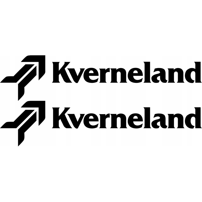 Kverneland sticker stickers 2 pieces 45 cm