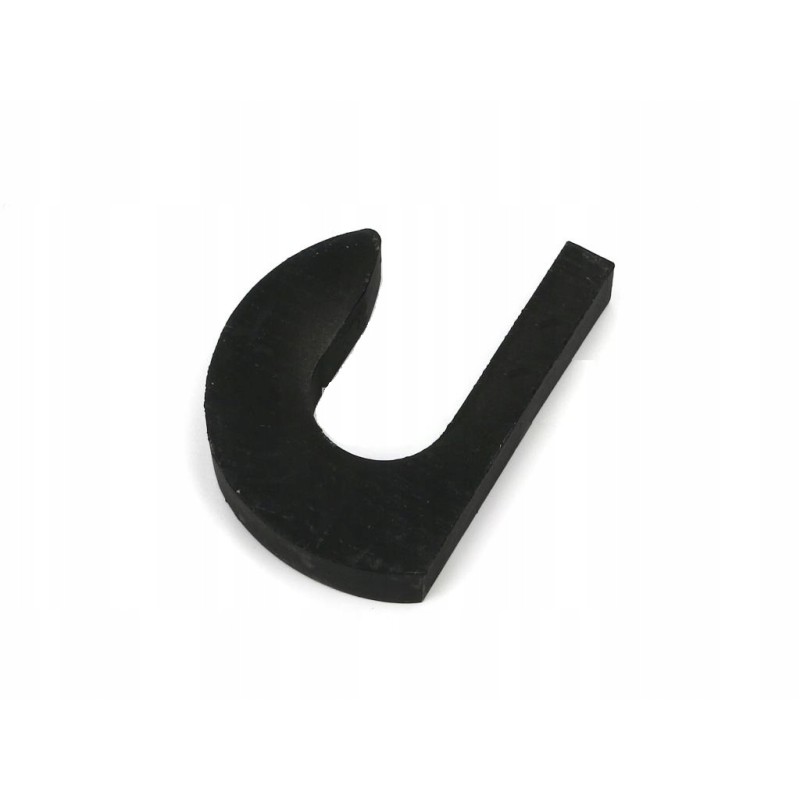 Eye of the steel hook of the loader bucket, diameter 50