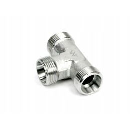 Metric hydraulic tee bbb m18x1 5 12l xt