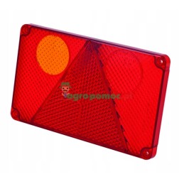 Lamp shade, left, w21l, with outline