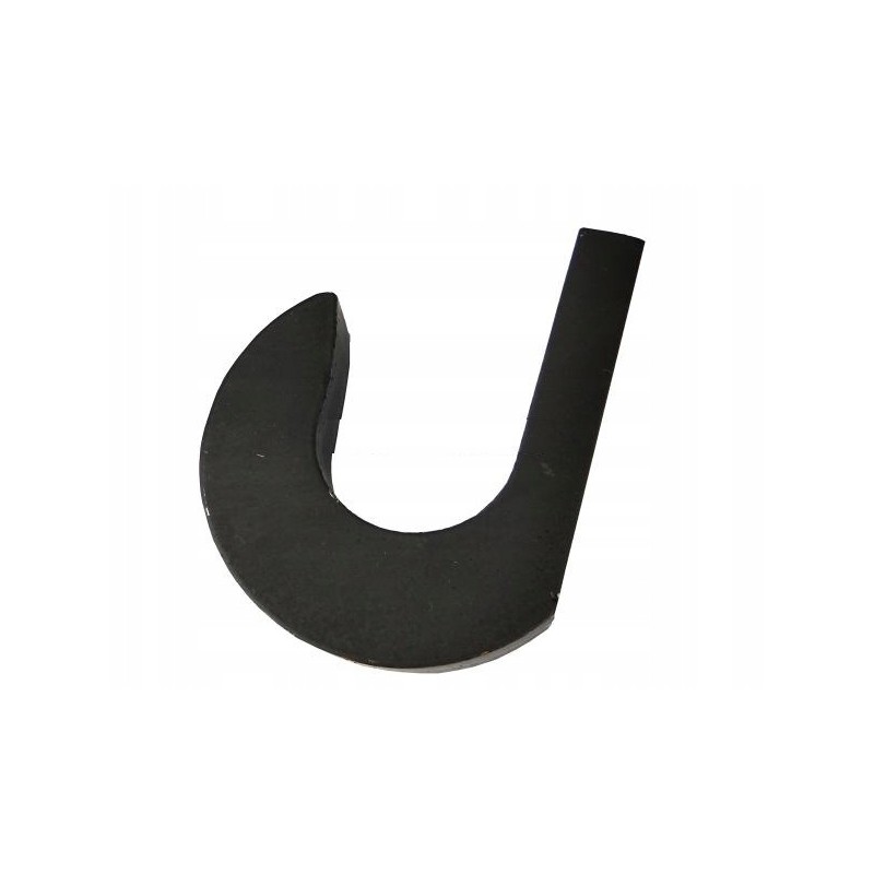 Eye of the steel hook of the loader bucket, diameter 60