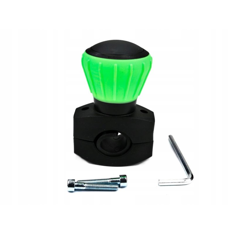 Steering knob on bearing, green color gnt2z