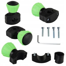 Steering knob on bearing, green color gnt2z