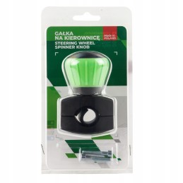 Steering knob on bearing, green color gnt2z