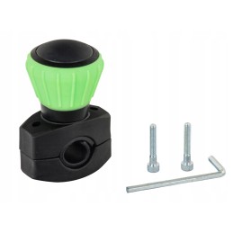 Steering knob on bearing, green color gnt2z