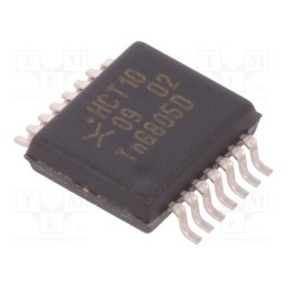 1 pcs x NEXPERIA - 74HCT10DB,112 - IC: digital, NAND, Ch: 3, IN: 3, CMOS,TTL, SMD, SSOP14, 4.5÷5.5VDC