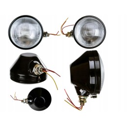 Headlights, front lamps c 330 c 360 2 pcs. metal