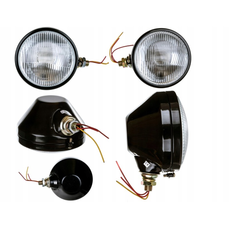 Headlights, front lamps c 330 c 360 2 pcs. metal