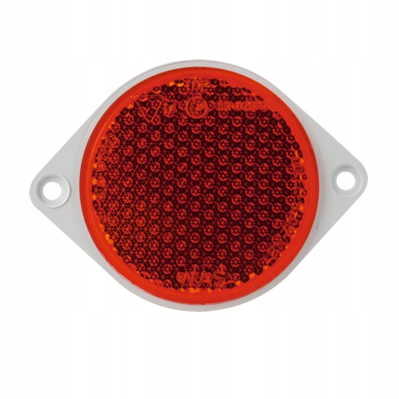 Round reflector, screw-on, orange, diameter 75