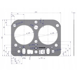 Head gasket silicone C 330 original Ursus
