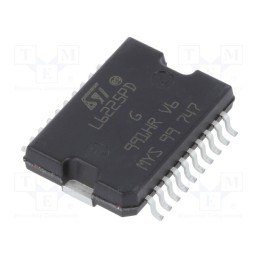 1 pcs x STMicroelectronics - L6225PD - IC: driver, H-bridge, motor controller, PowerSO20, 2.8A, Ch: 2