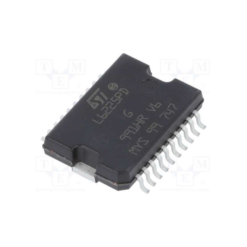 1 pcs x STMicroelectronics - L6225PD - IC: driver, H-bridge, motor controller, PowerSO20, 2.8A, Ch: 2