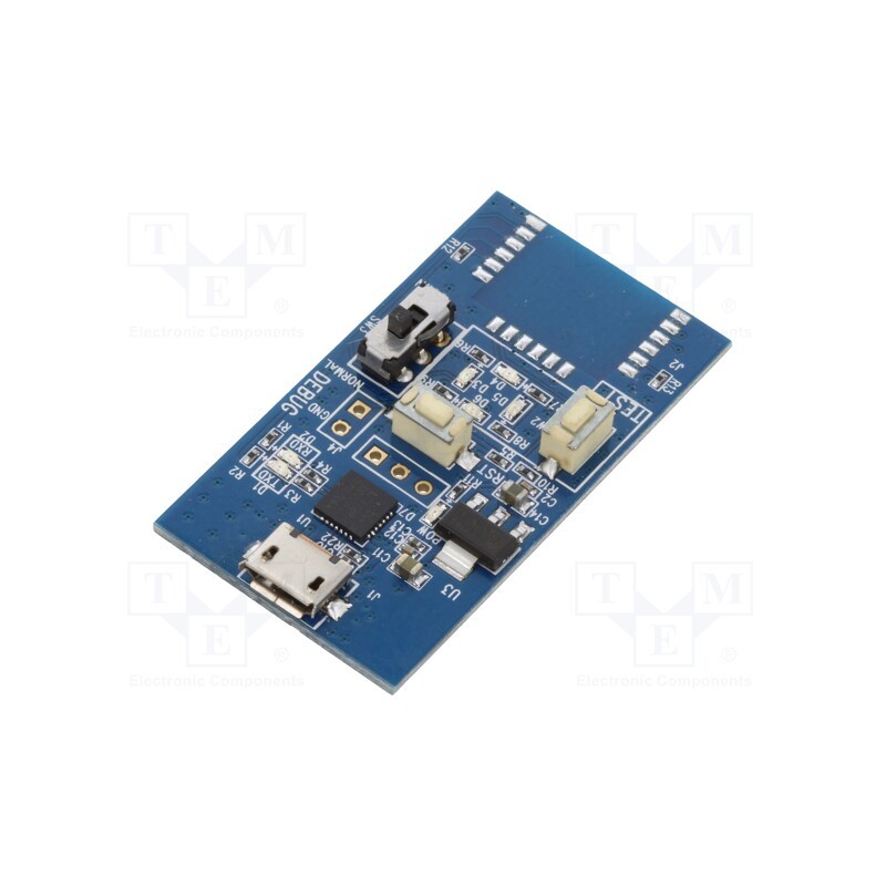 1 pcs x WIRELESS-TAG - WT8266-DK - Dev.kit: WiFi, USB B micro, UART,USB, Ciphering: AES,WPA,WPA2,WPS