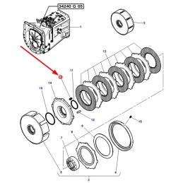 3813142m1 clutch basket spring