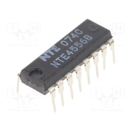 1 pcs x NTE Electronics - NTE4556B - IC: digital, binary 1 to 4,decoder,demultiplexer, Ch: 2, CMOS, THT