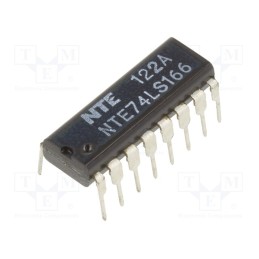 1 pcs x NTE Electronics - NTE74LS166 - IC: digital, shift register,parallel/serial in,serial output