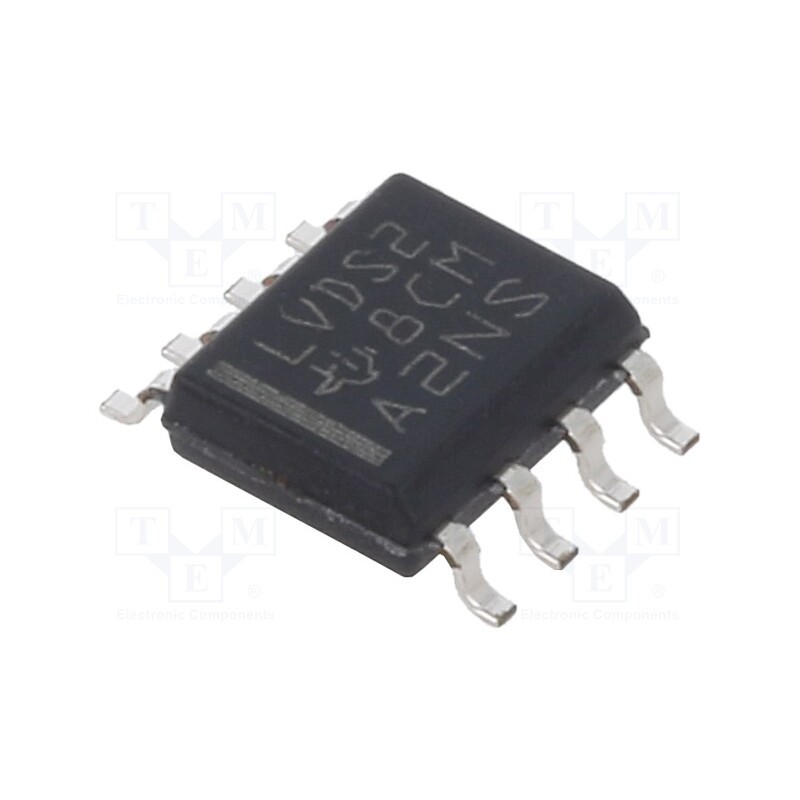 1 pcs x TEXAS INSTRUMENTS - SN65LVDS2D - IC: interface, transceiver, 400Mbps, 2.4÷3.6VDC, LVDS, SMD, SO8