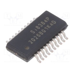 1 pcs x SILICON LABS - SI8384P-IU - IC: interface, digital isolator, 2Mbps, 2.25÷5.5VDC, SMD, QSOP20