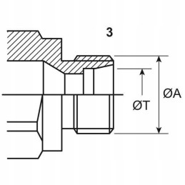 Cvv0471415f quick connector socket m14x1 5 8l panel