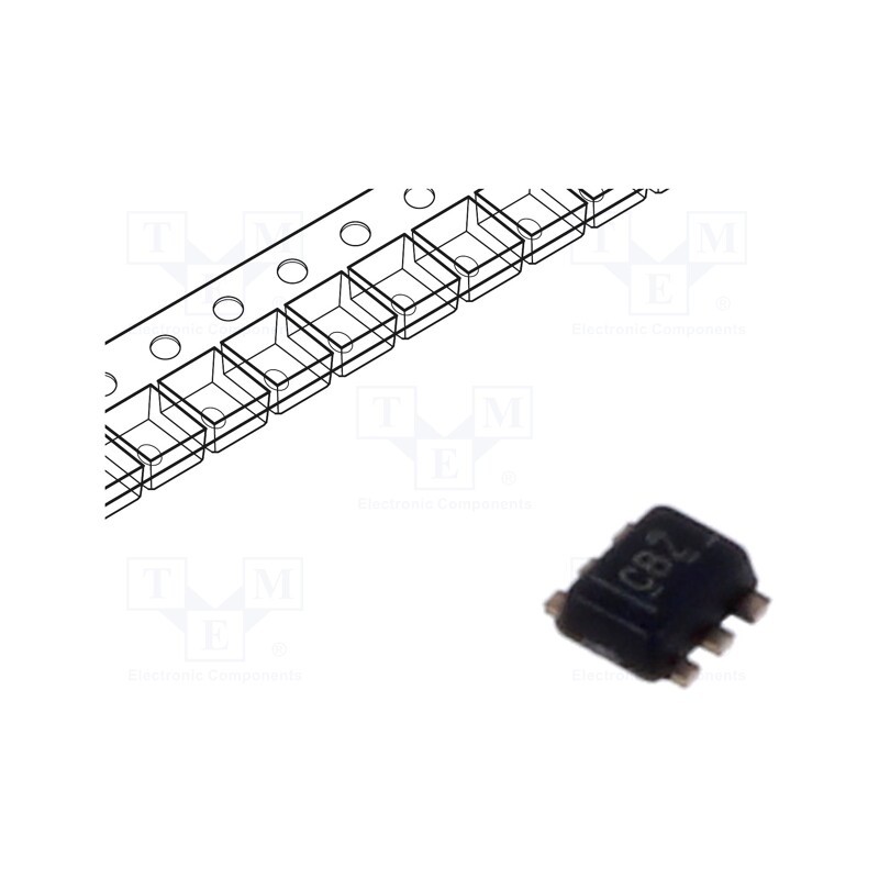 1 pcs x TEXAS INSTRUMENTS - TMP102AIDRLR - IC: temperature sensor, -40÷125°C, SOT563, SMD, Accur: ±3°C,