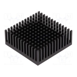 1 pcs x FISCHER ELEKTRONIK - ICKPGA17X17 - Heatsink: extruded, black, L: 43.1mm, W: 43.1mm, H: 16.51mm, anodized