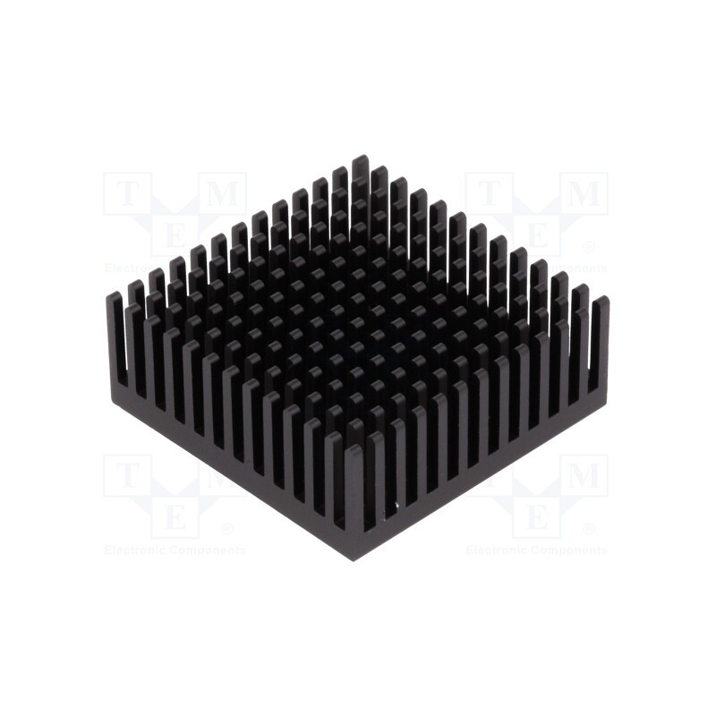 1 pcs x FISCHER ELEKTRONIK - ICKPGA17X17 - Heatsink: extruded, black, L: 43.1mm, W: 43.1mm, H: 16.51mm, anodized