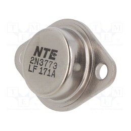 1 pcs x NTE Electronics - 2N3773 - Transistor: NPN, bipolar, 140V, 16A, 150W, TO3