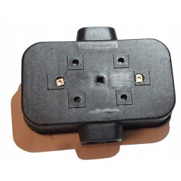 Hermetic box for connecting wires with 10 contacts