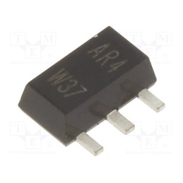 1 pcs x NTE Electronics - NTE2428 - Transistor: NPN, bipolar, 80V, 1A, 1W, SOT89