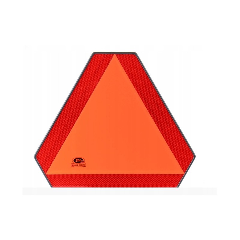 Metal reflective triangle warning board