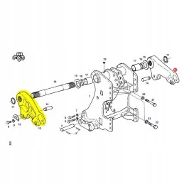 Fendt Favorit 509 510 511 lift arm left
