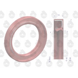 Front crankshaft ring c 330 original