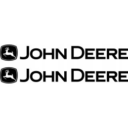 John Deere sticker stickers, 2 pieces, 45 cm