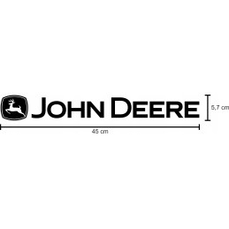 John Deere sticker stickers, 2 pieces, 45 cm