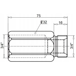 Safety valve body vuba ab 3 4