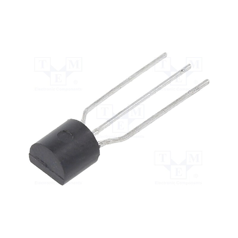 10 pcs x ONSEMI - BC556ATA - Transistor: PNP, bipolar, 65V, 0.1A, 0.5W, TO92