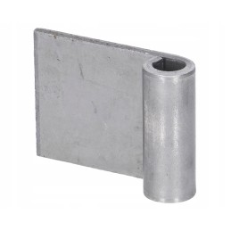 Universal hinge for welding with a sleeve