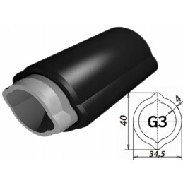 PTO shaft pipe, cardan pipe, lemon g3, 50cm