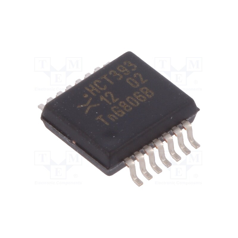 3 pcs x NEXPERIA - 74HCT393DB,112 - IC: digital, 4bit,binary counter, Ch: 2, CMOS,TTL, SMD, SSOP16, HCT