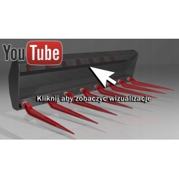 Sleeve for loader tine, bent, 680mm, straight, 810